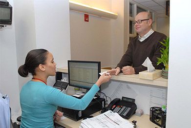 patient in office